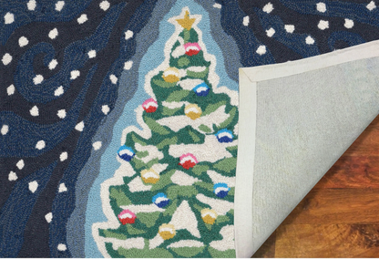 Frontporch Xmas Tree Indoor/Outdoor Rug