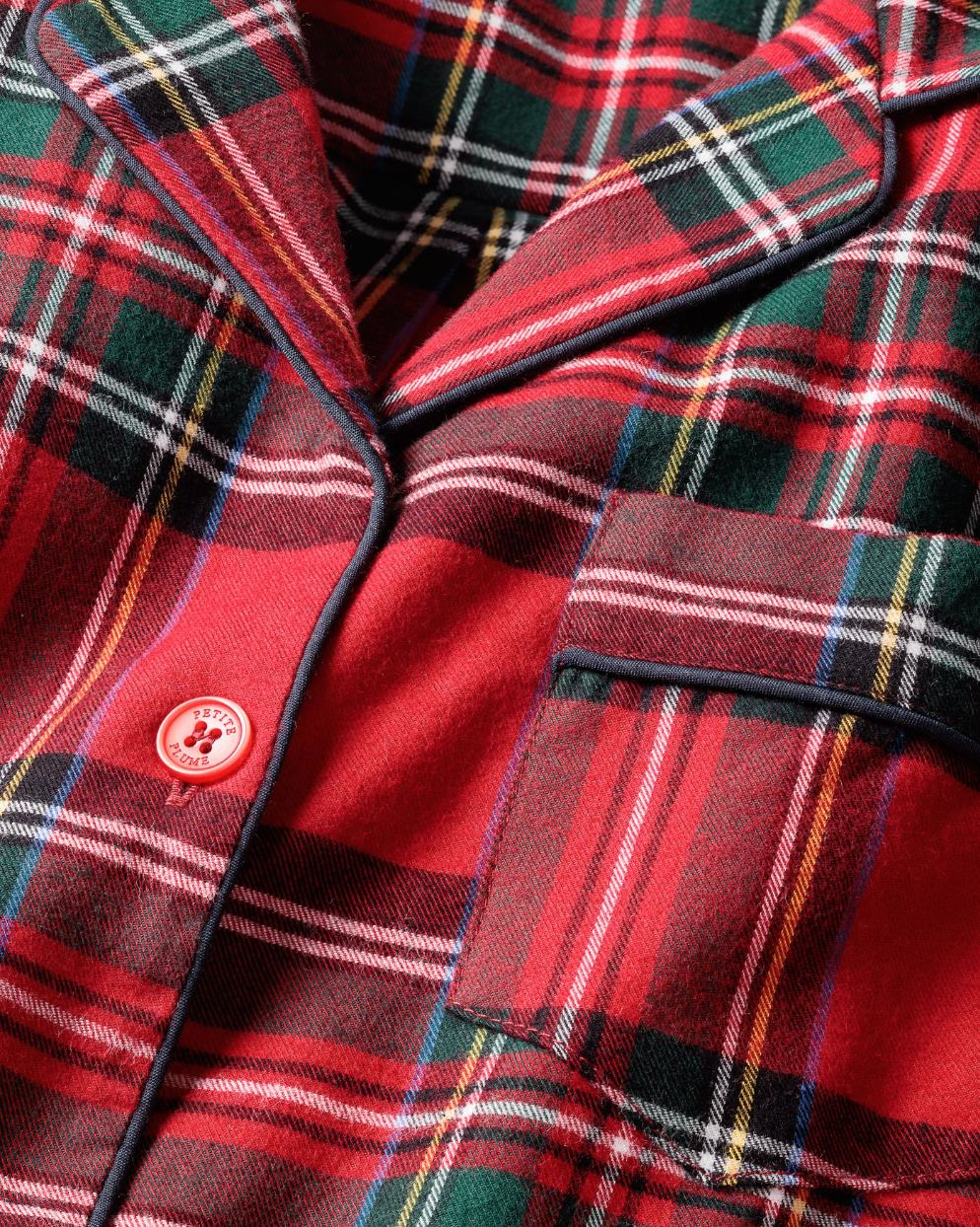 Women's Brushed Cotton Pajama Set in Imperial Tartan