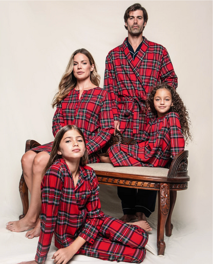 Kid's Brushed Cotton Pajama Set in Imperial Tartan
