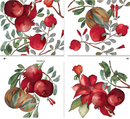 Napkins - Grenade Set of 4