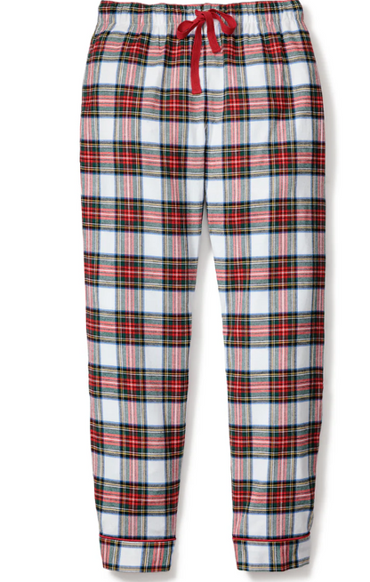 Women's Brushed Twill Pants in Balmoral Tartan