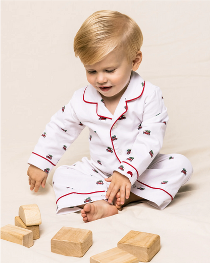 Baby's Twill Romper in Holiday Journey