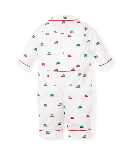 Baby's Twill Romper in Holiday Journey