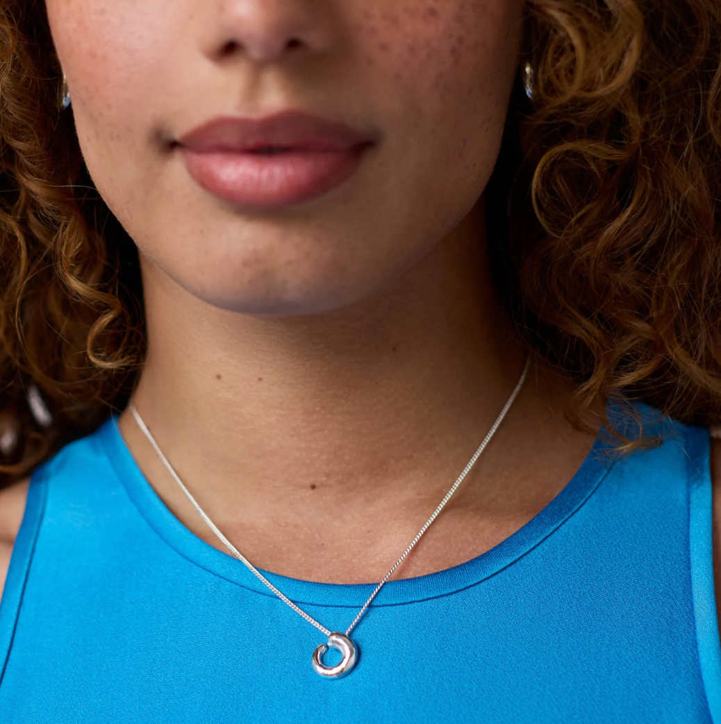 Solara Spiral Delicate Necklace