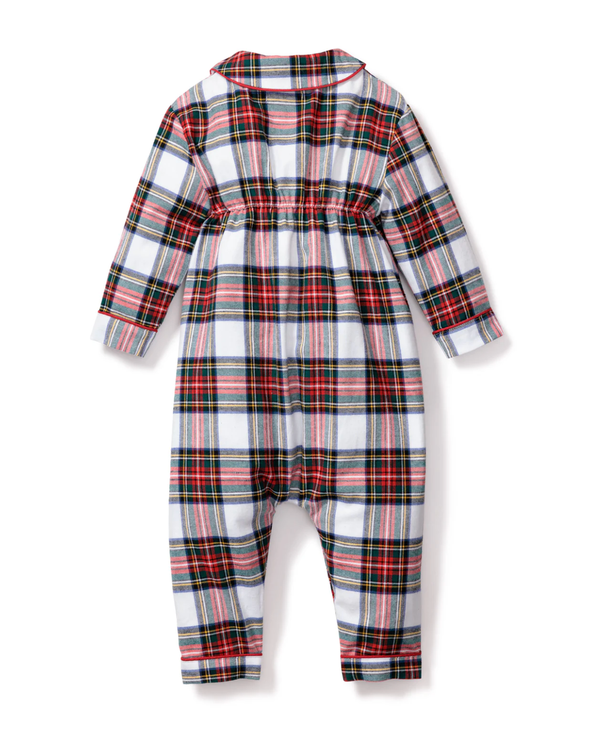 Baby's Brushed Twill Cambridge Romper in Balmoral Tartan