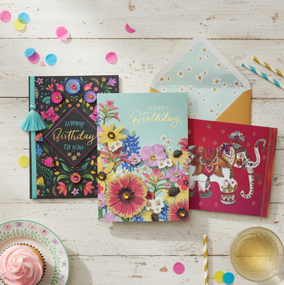 Wildflowers Birthday Card