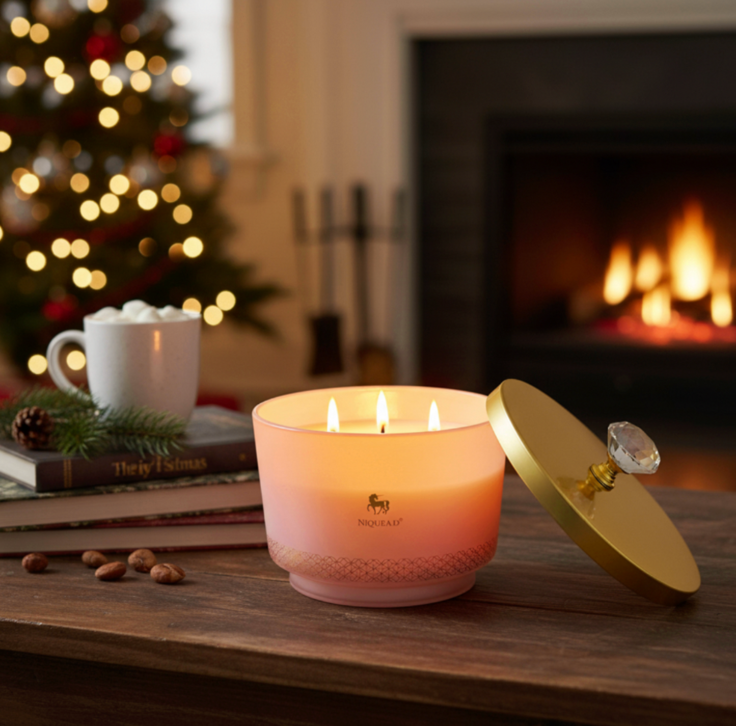 Spring Garden Candle - 16oz Footed Dish