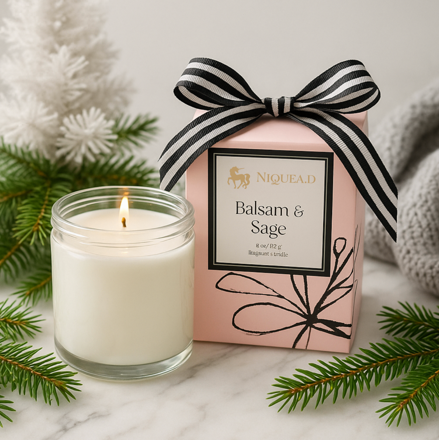 Balsam and Sage Serenity Candle