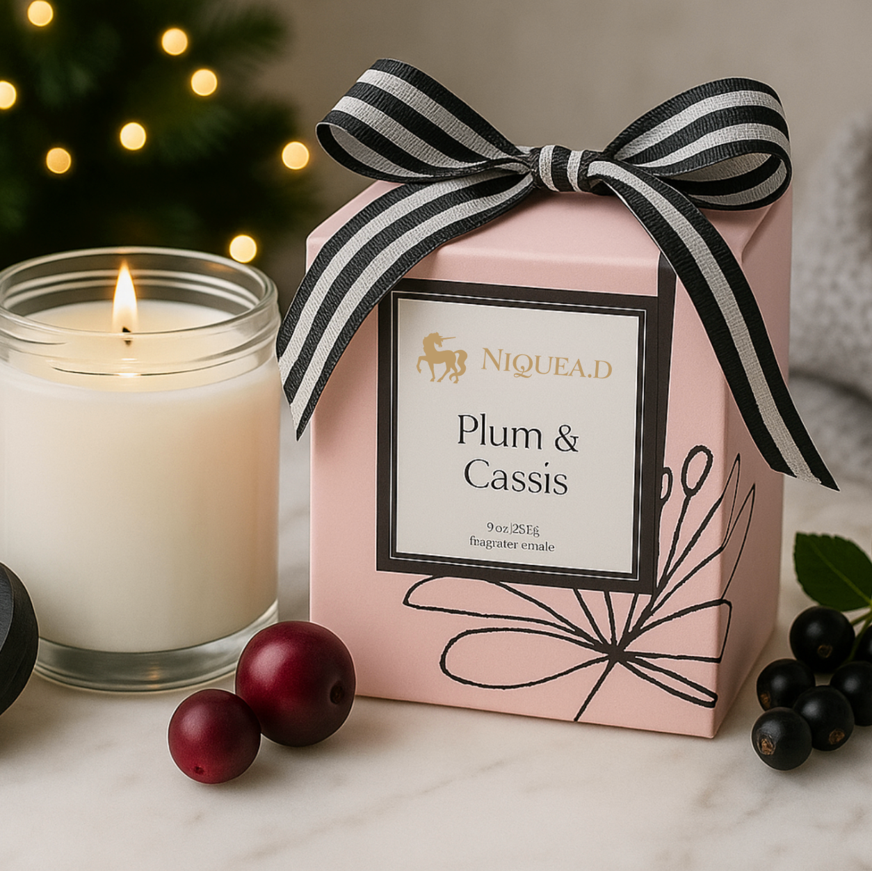 Plum and Cassis Serenity Candle