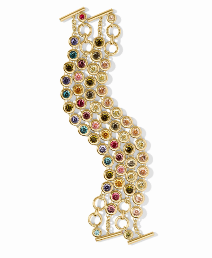 Rainbow Tennis Bracelet