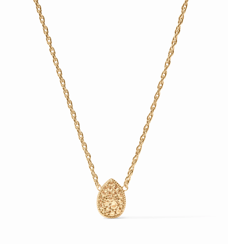Pavé Teardrop Delicate Necklace