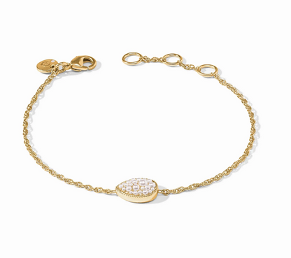 Pavé Teardrop Delicate Bracelet