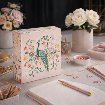 Peach Melba Boxed Note Cards