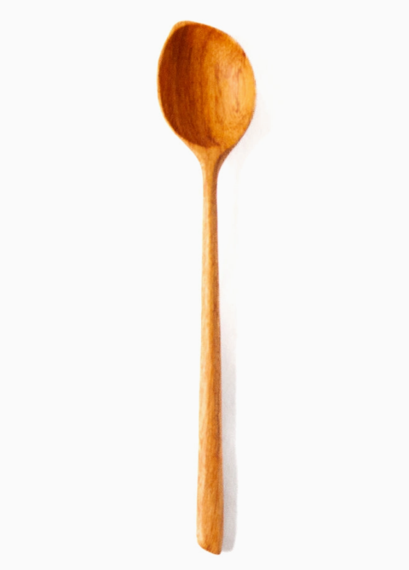 Carved Wooden Dip Spoon