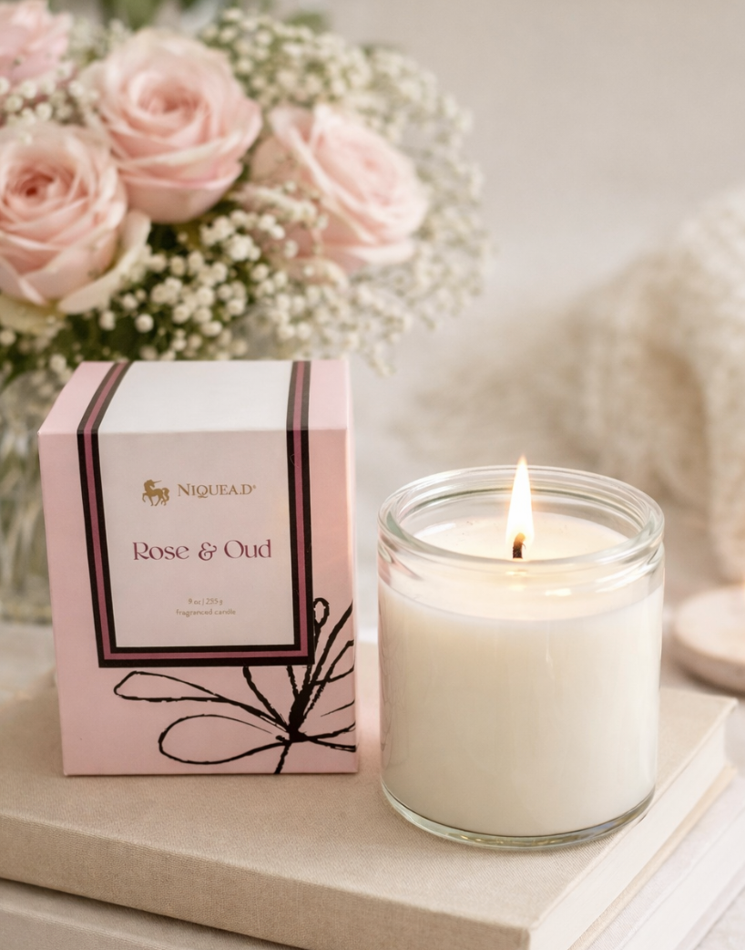 Rose and Oud Serenity Candle