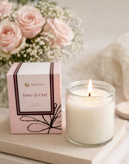 Rose and Oud Serenity Candle