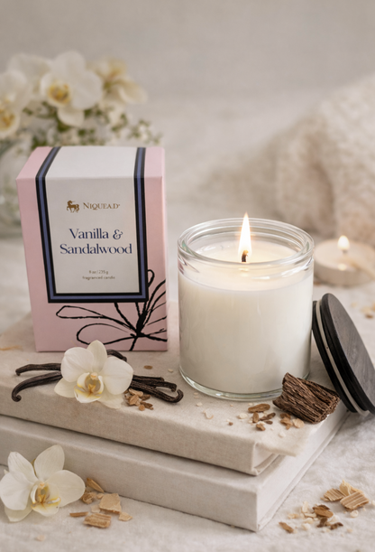 Vanilla and Sandalwood Serenity Candle