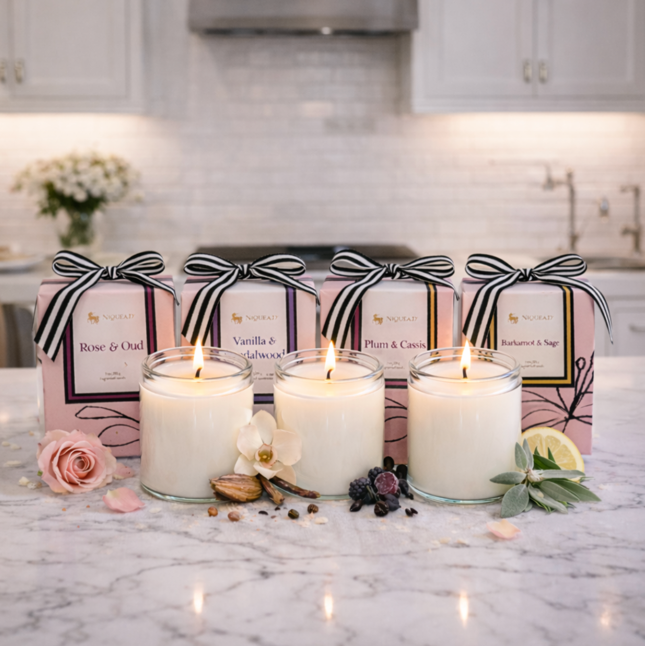 Rose and Oud Serenity Candle