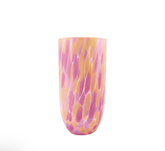 Sip Sip Apricot Splash Drinking Glass