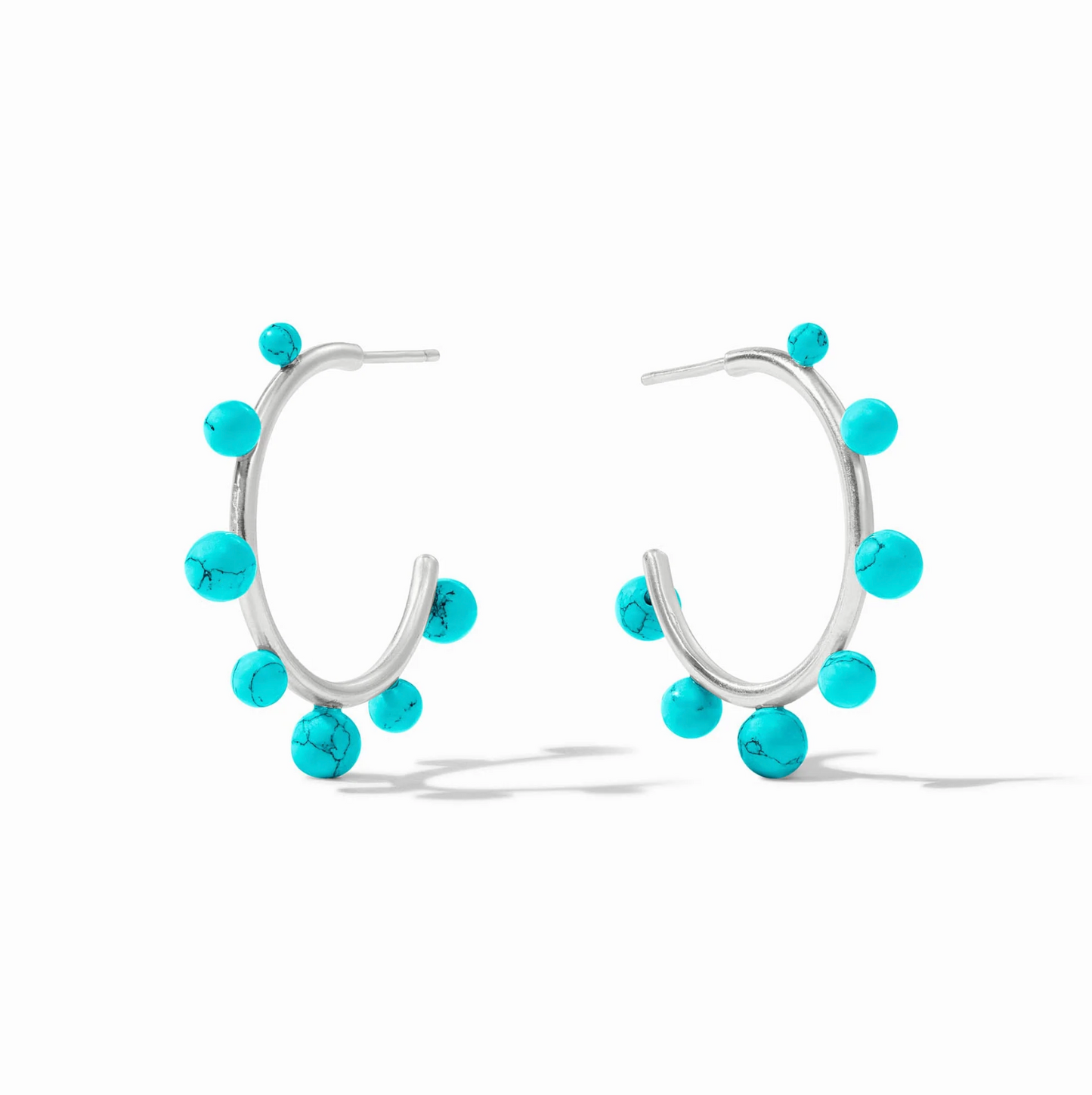 Hydra Stone Hoop Earring