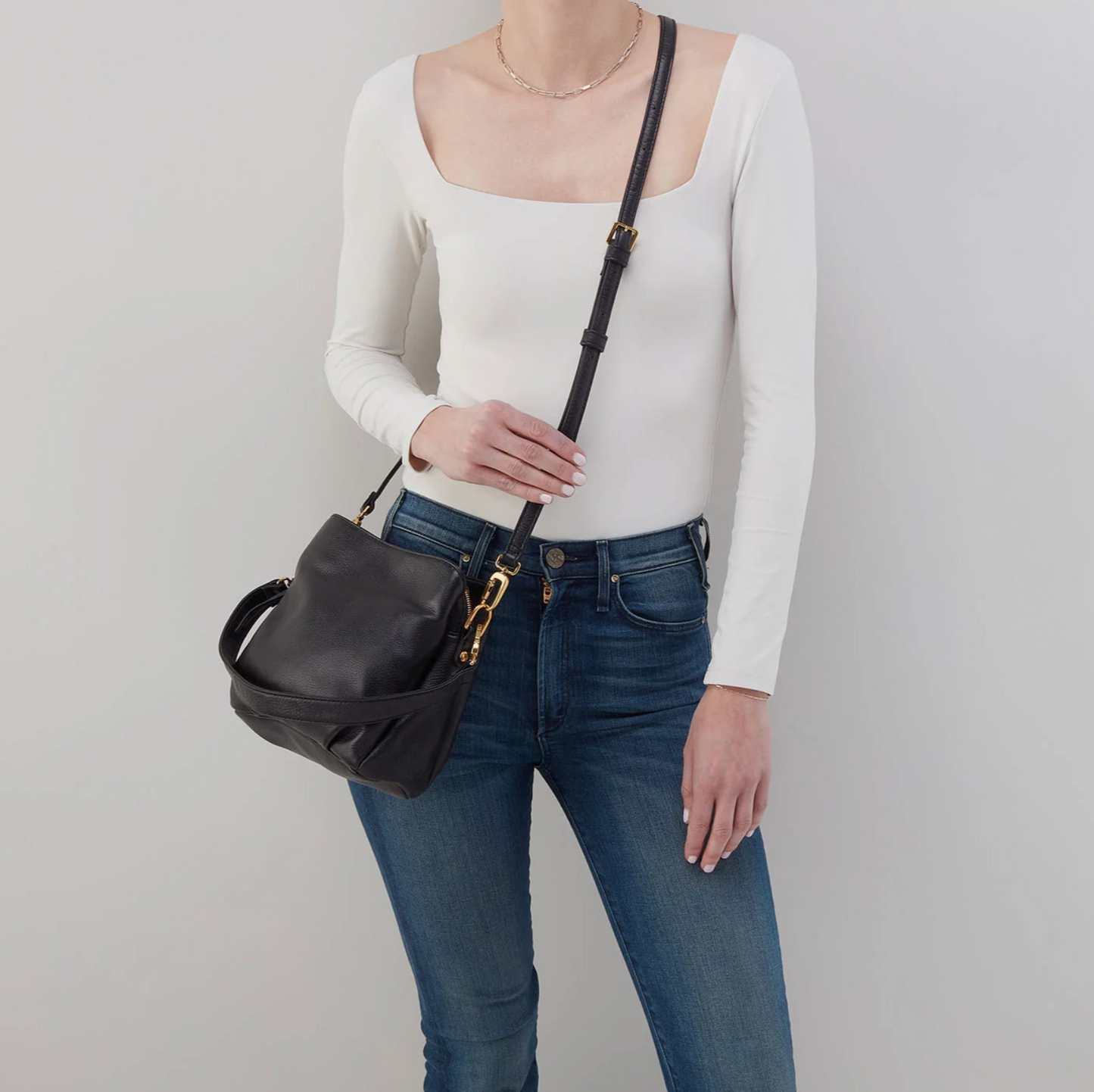 Starr Convertible Shoulder Bag - Black