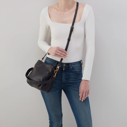 Starr Convertible Shoulder Bag - Black
