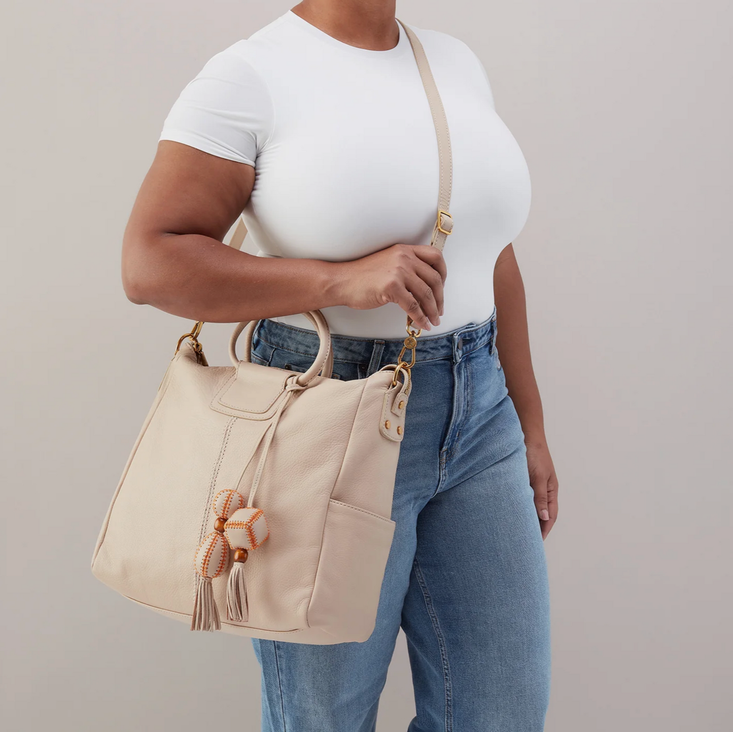 Sheila Large Satchel - Stonewash