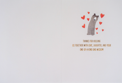 Father Bear Family Birthday Card NEW