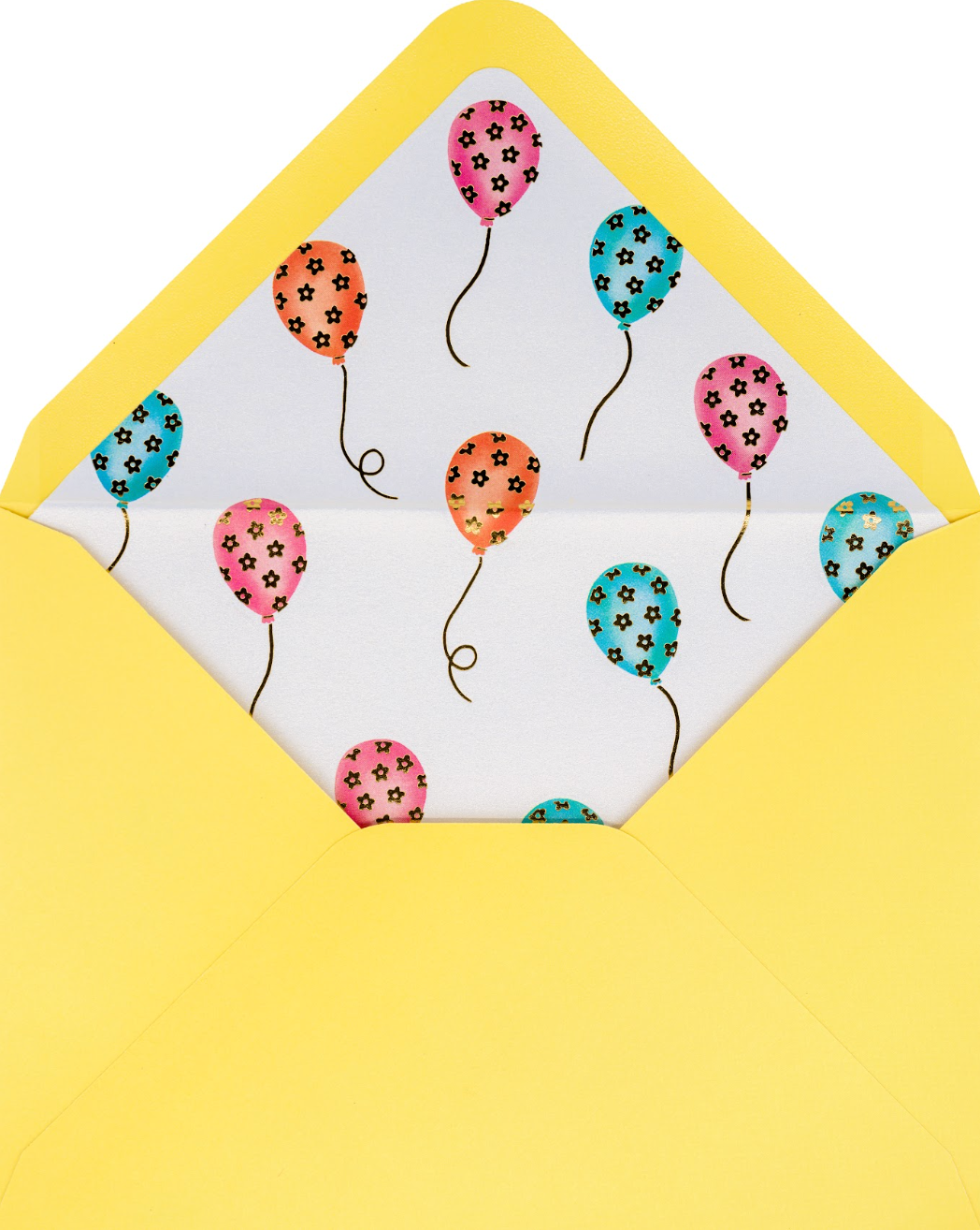 Happy Birthday Banner With Balloons Birthday Card NEW