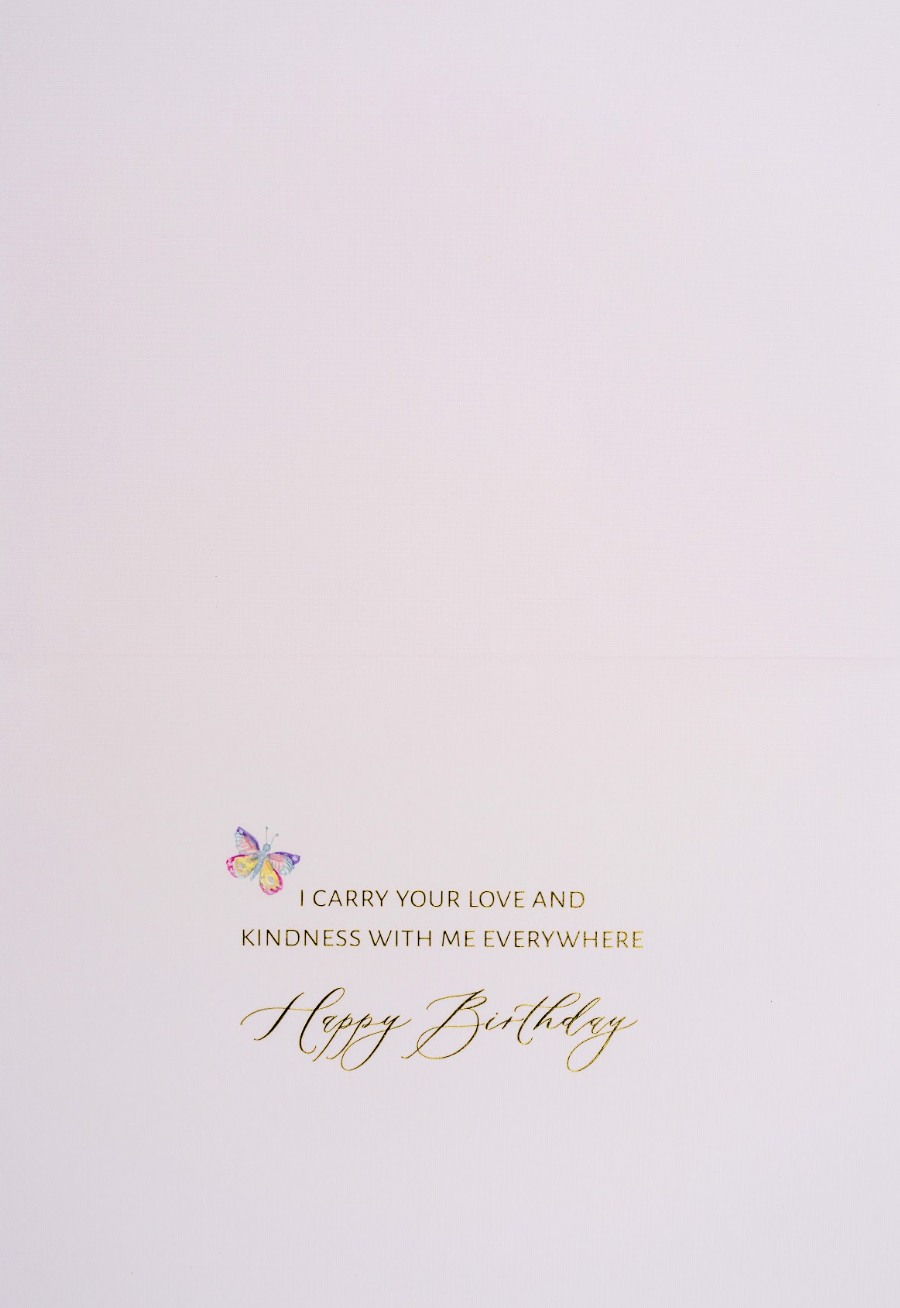 Mom Floral Lettering Birthday Card NEW