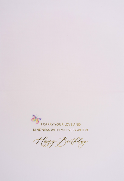 Mom Floral Lettering Birthday Card NEW
