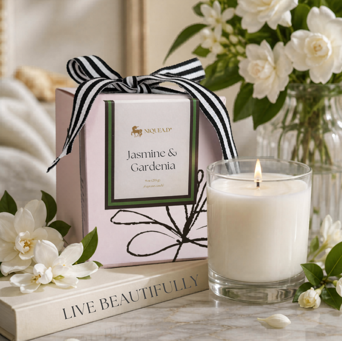 Jasmine & Gardenia Serenity Candle