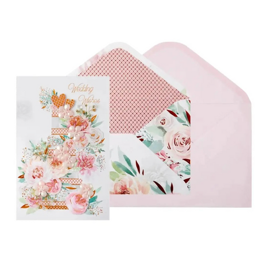 Peony Cake Collector's Edition Wedding Card