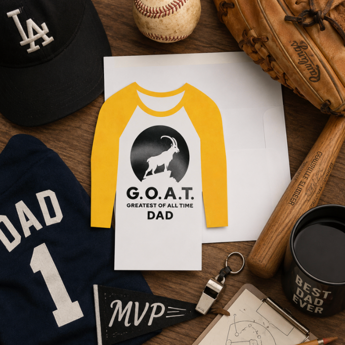 Goat Dad Fathers Day Card
