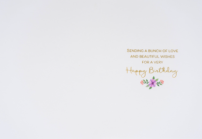 Floral Balloons Birthday Card NEW