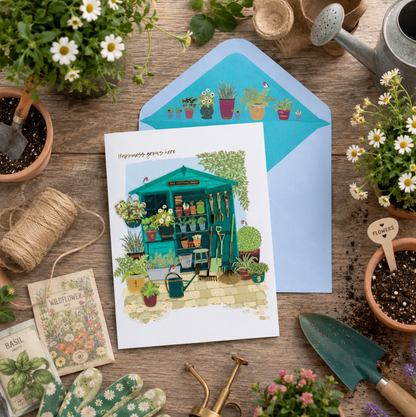 Potting Shed Birthday Cards NEW