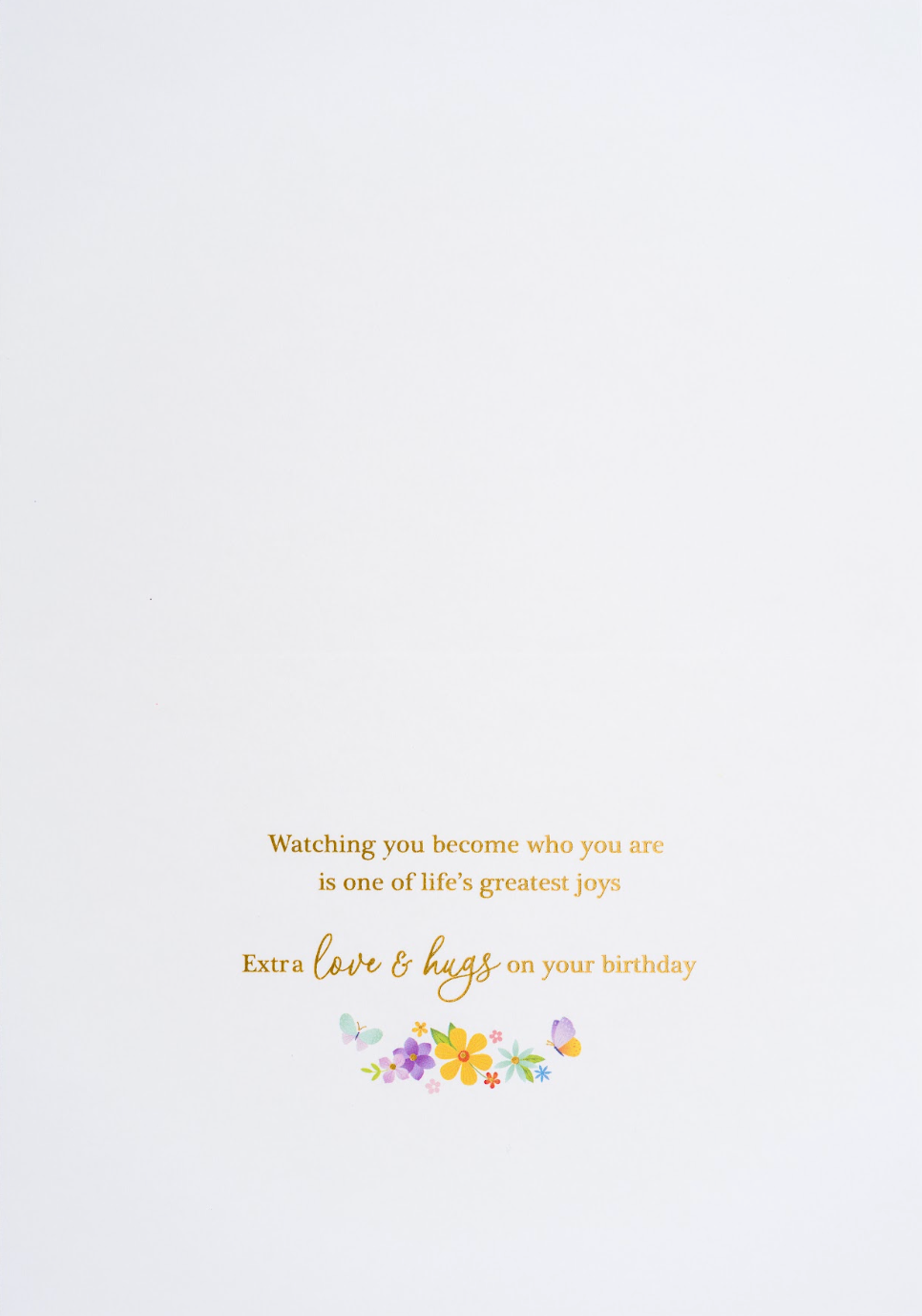 Daughter Flower Rainbow Birthday Card NEW