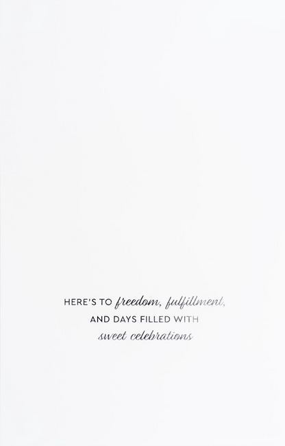 Quilled Retirement Lettering Retirement Card NEW