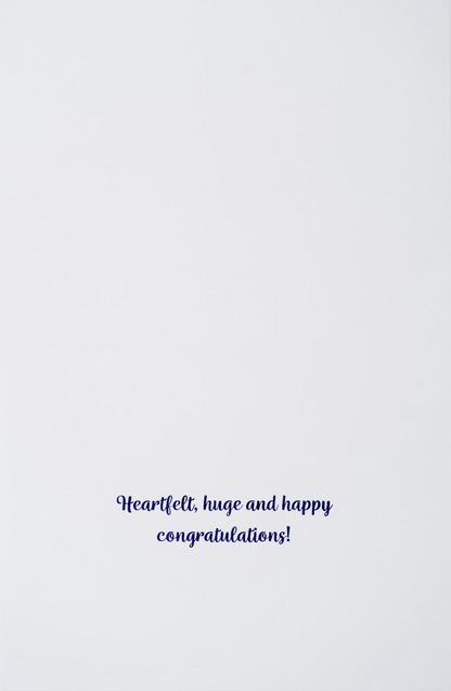 Quilled Congrats Lettering Congratulations Card