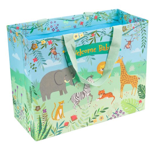 Jungle Baby Large Horizontal Gift Bag