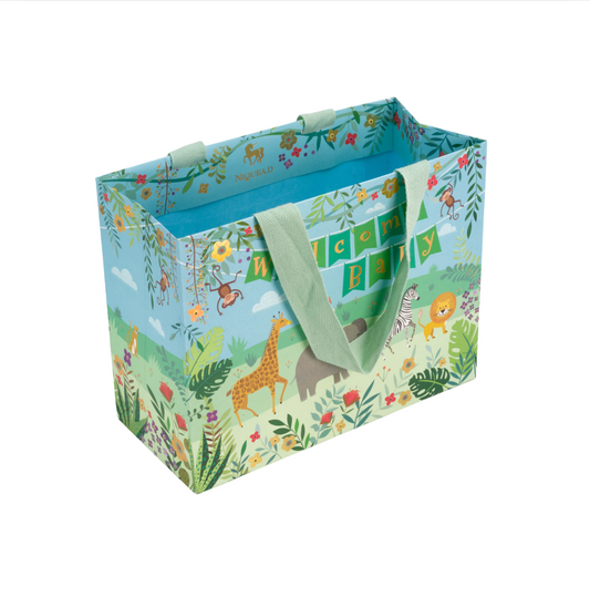 Jungle Baby Medium Horizontal Gift Bag