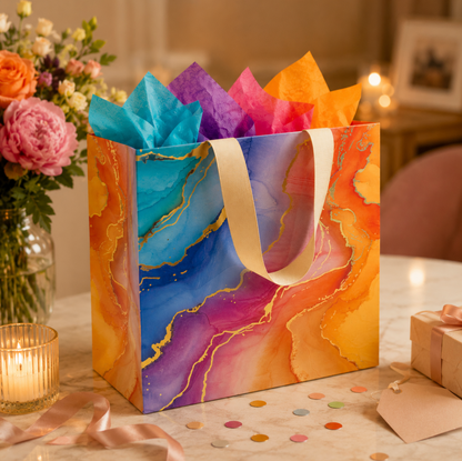 Marble Radiance Medium Gift Bag