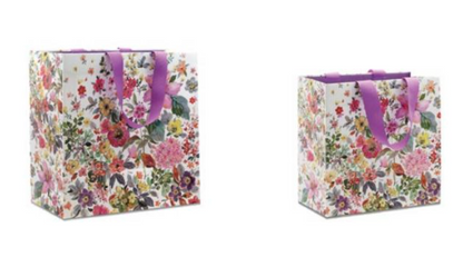 Flower Garden Medium Square Gift Bag