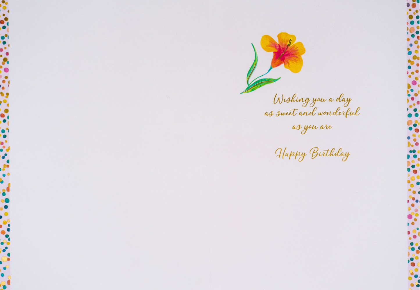 Granddaughter Hummingbird and Flowers Birthday Card NEW