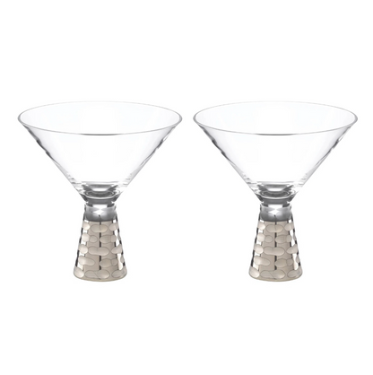 Truro Martini Set of 2 - Platinum