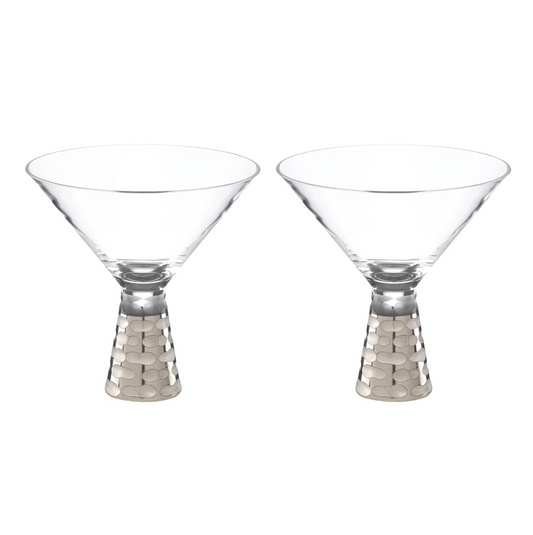 Truro Martini Set of 2 - Platinum