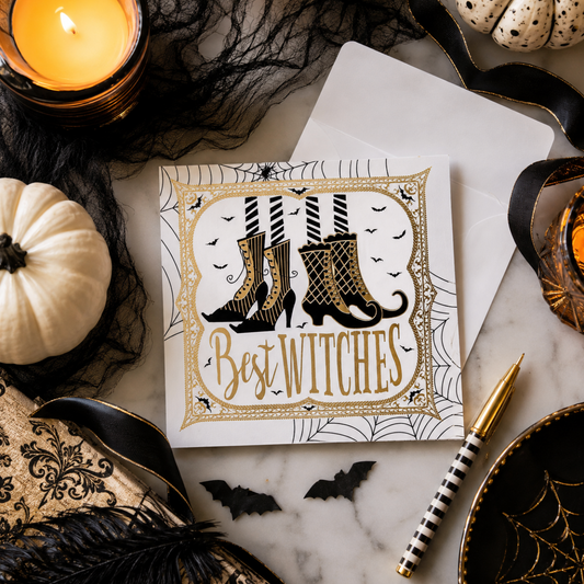 Best Witches Halloween Card