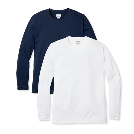 Men’s Pima Long Sleeve T-shirt White