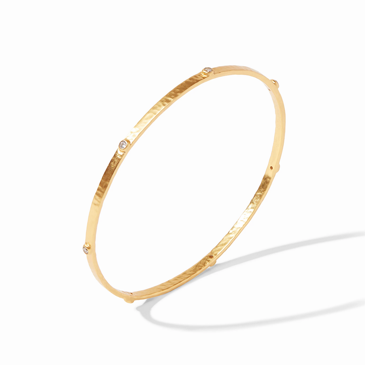Crescent Stone Bangle