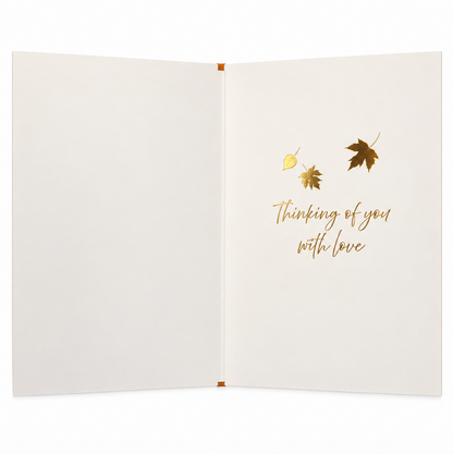 Vivid Autumn Tree Thanksgiving Card NEW